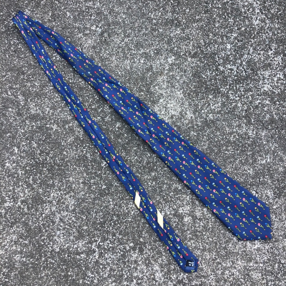 Vintage Ferragamo Silk Tie - Picture 2 of 8